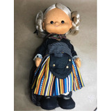 Boneca Celta Camponesa Antiga Usada Estrela Pano Massa