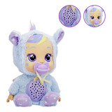 Boneca Cry Babies Chora Lágrimas Ilumina Toca Multikids