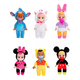 Boneca Cry Babies Tiny Cuddles Disney Que Chora 28cm