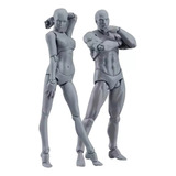 Boneca De 2 Manequins Para Mulher Masculina Desenhando O Pro