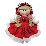 Boneca De Pano 43 Cm Artesanal Decorativa Times