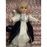 Boneca De Porcelana Antiga C Asas Fada Ou Anjo Linda E Rara