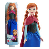 Boneca Disney Frozen Anna Saia Cintilante