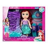 Boneca Disney Princesas Ariel Kit Com Fantasia Sapatos E Acessórios Tam Único Multikids BR2331