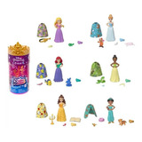 Boneca Disney Princess Color Reveal 6 Acessórios Luxo