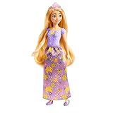 Boneca Disney Princess Rapunzel Saia Estampada Mattel