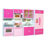 Boneca E Cozinha Infantil Princesa Completa Kitchen 4 Em 1