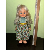 Boneca Estrela Brinquedos Antiga Vintage Rara Ótimo Estado