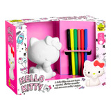 Boneca Hello Kitty Para Colorir Com