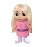 Boneca Jessie Aventureira Rosa Fala 14 Frases 27cm Rosita