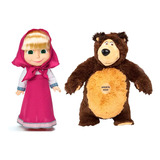 Boneca Masha E O Urso Com Som - Estrela