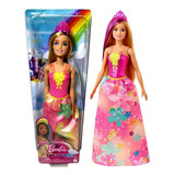 Boneca Menina Loira Barbie Princesa Dreamtopia