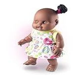 Boneca Milkinha- Milk- Vinil- Negra- 20 Cm- Multicor