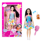 Boneca Minha Primeira Barbie Vestido E Acessórios Mattel