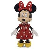 Boneca Minnie- Elka- Corpo Preto-luva Branca-vestido Vermelho-sapato Amarelo-rosto Pele