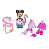 Boneca Minnie Fashion Doll Com Acessórios