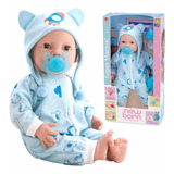 Boneca New Born Brincando De Pijama Estilo Reborn Diver