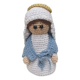 Boneca Nossa Senhora Das Graças Crochê 17x8 5cm