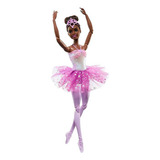 Boneca Para Meninas Barbie Fantasy Dreamtopia Bailarina Roxa Com Luzes Brilhantes