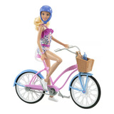 Boneca Passeio De Bicicleta Barbie Hby28