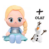 Boneca Pelúcia Elsa Baby Frozen Disney