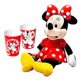 Boneca Pelúcia Minnie 45cm Falante Com