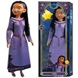 Boneca Princesa Asha Com Acessório Em Vinil Articulada 55Cm Wish Disney