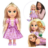 Boneca Princesa Disney Rapunzel Musical Com Som E Luz
