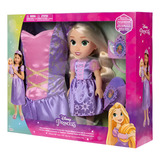 Boneca Princesa Rapunzel Fantasia Sapatos E Acessórios C 