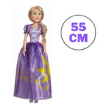 Boneca Rapunzel Disney 55 Cm