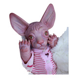 Boneca Reborn Gato Kit Cru Silicone Macio Importado Original