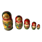 Boneca Russa Matrioska De Nidificação Original Ver Descrição