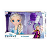 Boneca Styling Head Busto Elsa Frozen 2 Baby Brink