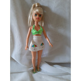 Boneca Susi Antiga Estrela Com Queda De Cabelo E Boina