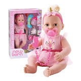 Boneca Unicórnio Fofinho Estilo Reborn Faz Xixi Acessórios
