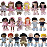 Bonecas E Bonecos De Pano 30cm Com 19 Unidades Sortidas