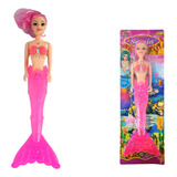 Bonecas Sereia Princesa Articulada Brinquedo Tipo Barbie Luz