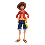 Boneco Action Figure One Piece Monkey D Luffy Rei Dos Pirata