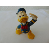 Boneco Antigo Pato Donald Disney 5 Cm Borracha Hong Kong