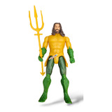 Boneco Aquaman Dc Herói 30cm Articulado