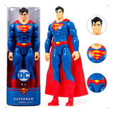 Boneco Articulado Superman Clássico 30 Cm