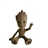 Boneco Baby Groot 3d guardiões Galáxias 15cm