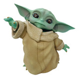 Boneco Baby Yoda Coleção Star Wars Estátua Grande Resina