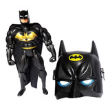 Boneco Batman Articulado 25 Cm + Máscara