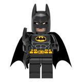 Boneco Batman Preto Homem Morcego Dc Liga Justiça Comp Lego