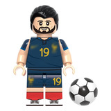 Boneco Benzema Jogador Futebol França Copa Do Mundo Blocos