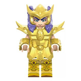 Boneco Cavaleiros Do Zodiaco De Ouro Blocos De Montar 4 5 Cm Quantidade De Peças 1 Versão Do Personagem Cavaleiro Milo De Escorpião