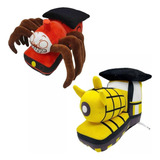 Boneco Choo Charles Pelucet 2 Unidades Amarelo vermelho