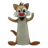 Boneco Cláudio Show Da Luna 25cm Feltro Pelúcia