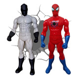 Boneco Combate Herói E Homem Infantil Aranha Articulado 42cm